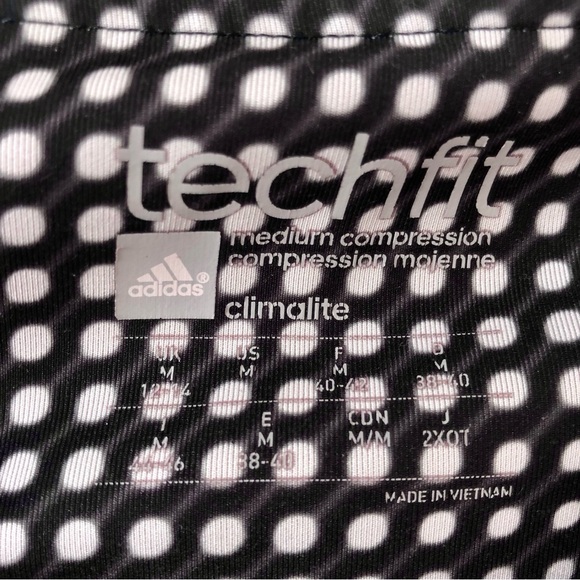 Adidas TechFit Climalite Leggings Size Medium - Picture 7 of 8